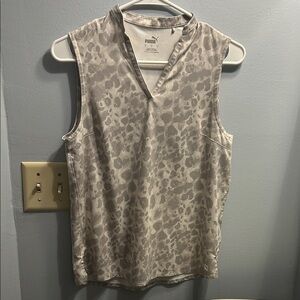 PUMA Women's Leopard Print Tank Top